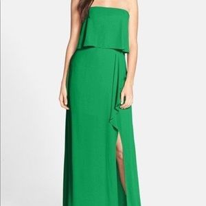 BCBG MaxAzria Felicity Gown (Used) - Emerald Green